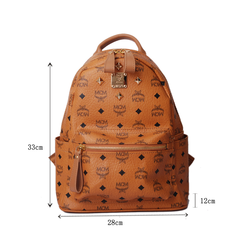 NEW MCM Studded Backpack NO.0041